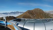 Archived webcam image showing panoramic view mountain restaurant 