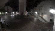 Archived webcam image showing Castelrotto/Kastelruth village square on 9 Aug 2026 at 22:26