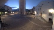 Archived webcam image showing Castelrotto/Kastelruth village square on 18 Sep 2026 at 06:01