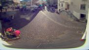 Archived webcam image showing Castelrotto/Kastelruth village square on 18 Sep 2026 at 10:01