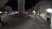 Archived webcam image showing Castelrotto/Kastelruth village square on 9 Oct 2026 at 06:40