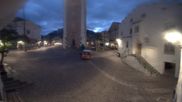 Archived webcam image showing Castelrotto/Kastelruth village square on 9 Oct 2026 at 07:40
