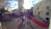 Archived webcam image showing Castelrotto/Kastelruth village square on 9 Oct 2026 at 10:40