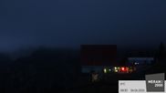Archived webcam image showing mountain station gondola on 6 Jun 2026 at 04:28