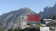 Archived webcam image showing mountain station gondola on 19 Jun 2026 at 08:50