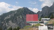 Archived webcam image showing mountain station gondola on 24 Jun 2026 at 14:02