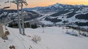 Archived webcam image showing Gaisberg top station on 26 Feb 2026 at 07:18