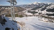 Archived webcam image showing Gaisberg top station on 26 Feb 2026 at 14:18