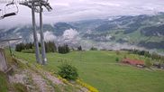 Archived webcam image showing Gaisberg top station on 14 May 2026 at 07:59