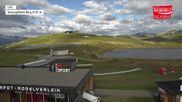 Archived webcam image showing Mountain station Smaragdbahn lift on 14 Jun 2026 at 08:01