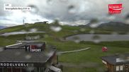 Archived webcam image showing Mountain station Smaragdbahn lift on 6 Jul 2026 at 06:43