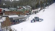 Archived webcam image showing Winter Park Resort: West Portal Station on 26 Feb 2026 at 16:55