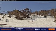Archived webcam image showing Perisher: Happy Valley T-bar on 27 Aug 2026 at 07:09