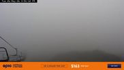 Archived webcam image showing Perisher: Top station Freedom Chairlift on 26 May 2026 at 07:03