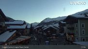 Archived webcam image showing Livigno town center on 26 Feb 2026 at 01:14