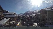 Archived webcam image showing Livigno town center on 26 Feb 2026 at 15:14