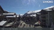 Archived webcam image showing Livigno town center on 6 Apr 2026 at 15:03