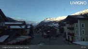 Archived webcam image showing Livigno town center on 10 Apr 2026 at 07:37