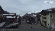 Archived webcam image showing Livigno town center on 10 Apr 2026 at 09:37