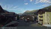 Archived webcam image showing Livigno town center on 11 Jul 2026 at 07:29