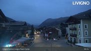 Archived webcam image showing Livigno town center on 14 Jul 2026 at 05:22