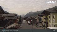 Archived webcam image showing Livigno town center on 14 Jul 2026 at 08:21