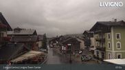 Archived webcam image showing Livigno town center on 25 Aug 2026 at 08:05