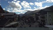 Archived webcam image showing Livigno town center on 25 Aug 2026 at 17:05