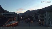 Archiviertes Webcam Bild: Livigno Ortszentrum am 17.10.2026 um 21:05 Uhr