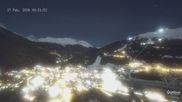 Archiviertes Webcam Bild: Bormio: Blick auf die Stelvio Abfahrt am 27 Feb 2026 um 00:25 Uhr