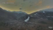 Archiviertes Webcam Bild: Bormio: Blick auf die Stelvio Abfahrt am 13.03.2026 um 07:01 Uhr