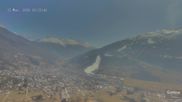 Archiviertes Webcam Bild: Bormio: Blick auf die Stelvio Abfahrt am 13.03.2026 um 10:01 Uhr