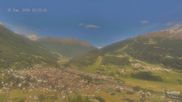 Archiviertes Webcam Bild: Bormio: Blick auf die Stelvio Abfahrt am 15.06.2026 um 18:55 Uhr
