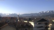 Archived webcam image showing Town Hall Sonthofen on 22 Mar 2026 at 08:26