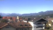 Archived webcam image showing Town Hall Sonthofen on 12 Jul 2026 at 08:57