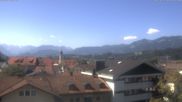 Archived webcam image showing Town Hall Sonthofen on 12 Jul 2026 at 10:57