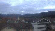 Archived webcam image showing Town Hall Sonthofen on 27 Oct 2026 at 07:07