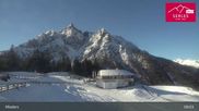 Archived webcam image showing Mieders: panoramic view of mountain station Koppeneck on 26 Feb 2026 at 09:53