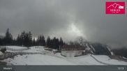 Archived webcam image showing Mieders: panoramic view of mountain station Koppeneck on 12 Mar 2026 at 13:50