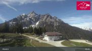 Archived webcam image showing Mieders: panoramic view of mountain station Koppeneck on 3 May 2026 at 09:52