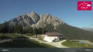 Archiviertes Webcam Bild: Mieders - Rundblick von Bergstation Koppeneck am 12.07.2026 um 07:16 Uhr