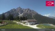 Archiviertes Webcam Bild: Mieders - Rundblick von Bergstation Koppeneck am 12.07.2026 um 11:16 Uhr