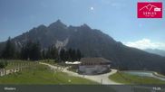 Archiviertes Webcam Bild: Mieders - Rundblick von Bergstation Koppeneck am 12.07.2026 um 15:16 Uhr