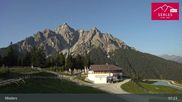 Archived webcam image showing Mieders: panoramic view of mountain station Koppeneck on 30 Jul 2026 at 07:38