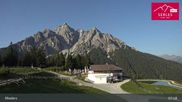 Archived webcam image showing Mieders: panoramic view of mountain station Koppeneck on 30 Jul 2026 at 08:38