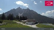 Archived webcam image showing Mieders: panoramic view of mountain station Koppeneck on 30 Jul 2026 at 13:38