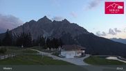 Archived webcam image showing Mieders: panoramic view of mountain station Koppeneck on 30 Jul 2026 at 21:38