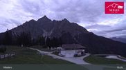 Archived webcam image showing Mieders: panoramic view of mountain station Koppeneck on 14 Sep 2026 at 03:10