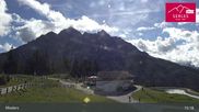 Archived webcam image showing Mieders: panoramic view of mountain station Koppeneck on 14 Sep 2026 at 15:10