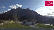 Archived webcam image showing Mieders: panoramic view of mountain station Koppeneck on 14 Sep 2026 at 17:10